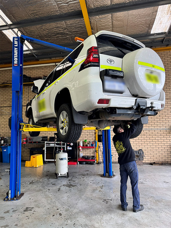 Fleet vehicle servicing and maintenance at Auto Owls in Bentley